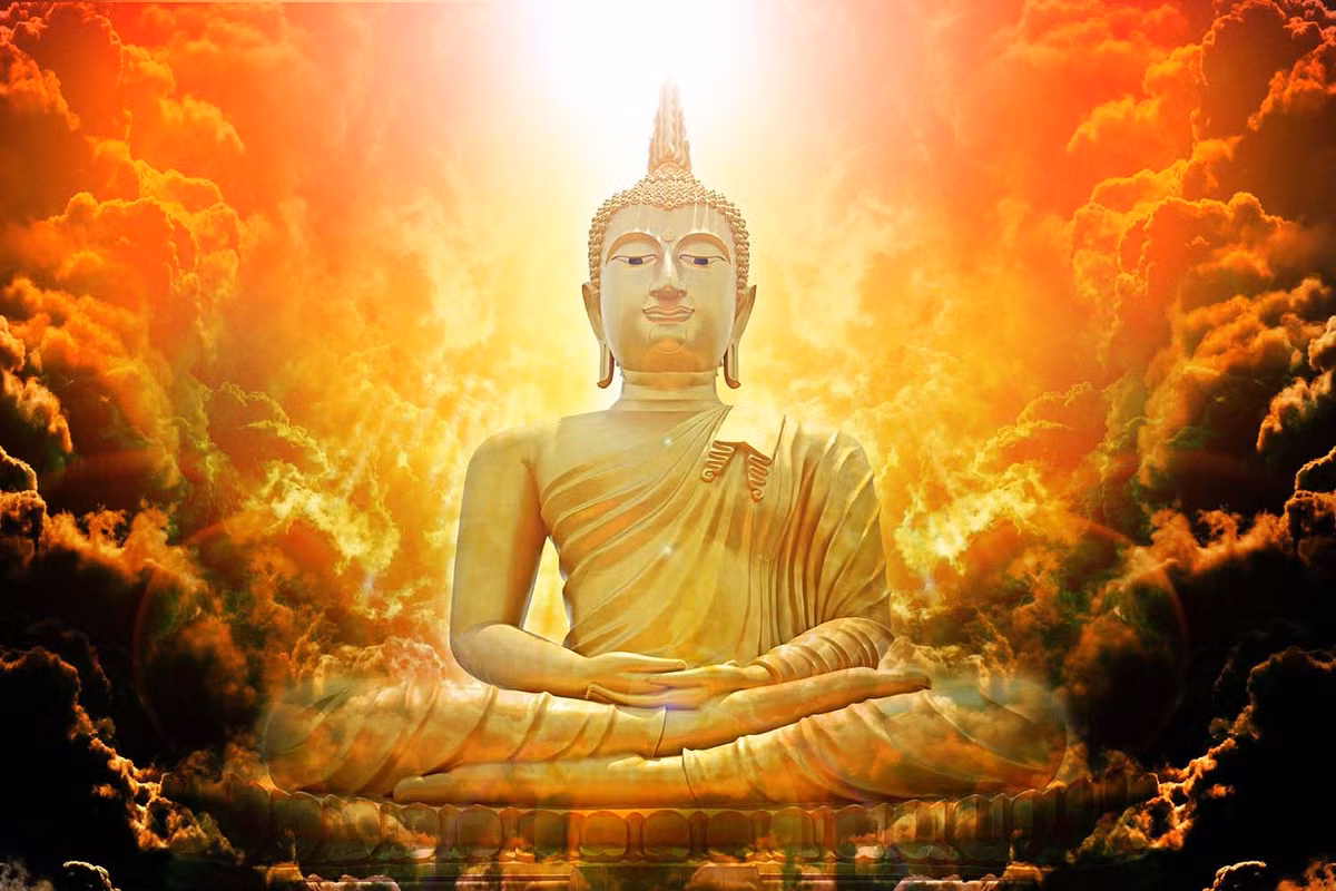 Người đàn ông tiếp tục đoán bên trong chiếc hòm có phải là tài năng thiên phú, bạn bè và người thân, vợ con hay không. Nghe những điều này, Phật tổ đều nói không phải.