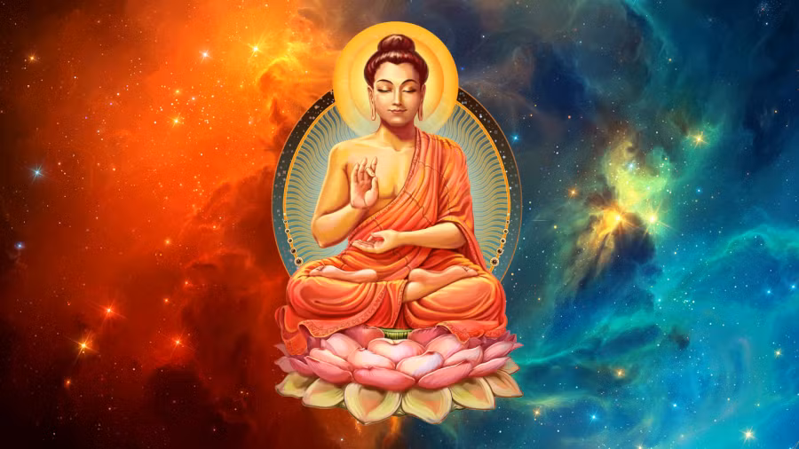 Sau đó, ánh mắt của người đàn ông đổ dồn vào chiếc hòm mà Phật tổ xách trên tay. Anh hỏi Phật tổ bên trong chiếc hòm chứa gì và nhận được câu trả lời là chứa di vật của mình. Người đàn ông vô cùng bất ngờ và lần lượt đoán bên trong chiếc hòm có gì. Đầu tiên, người này đoán rằng bên trong hòm có thể là quần áo và tiền.