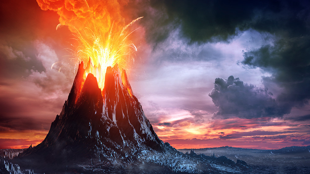 Các chuyên gia cho hay thảm họa núi lửa phun trào dữ dội đã khiến 70% các loài động vật trên đất liền và 90% các loài động vật biển bị tuyệt chủng.