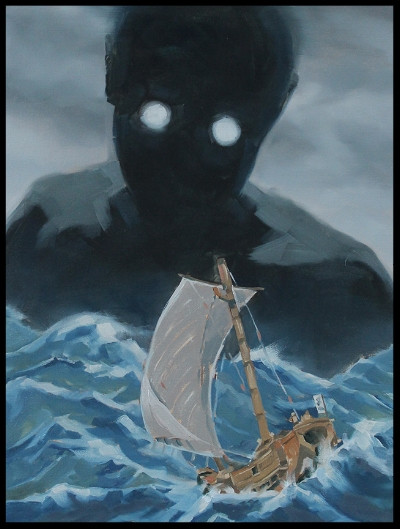 Khi ngư dân và những ngwoif đi biển cứ ngỡ đang có khoảng thời gian bình yên thì thủy quái Umibozu xuất hiện, trồi lên mặt nước và bẻ đôi tàu thuyền.