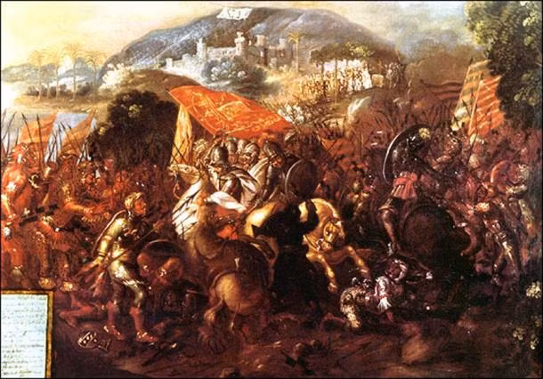 Do đó, vào ngày 29/6/1520, hoàng đế Aztec là Moctezuma đã có trận đánh cam go với lực lượng của hầu tước Cortés và quân đội Tây Ban Nha. Trong cuộc chiến này, người Aztec giành được thắng lợi khiến lực lượng do hầu tước Cortés chỉ huy rút lui.