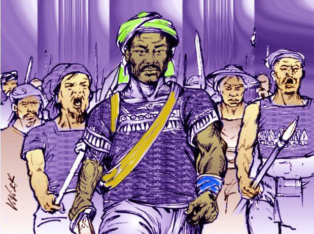 Trong cuộc chiến chống lại quân Đường tấn công, Mai Thúc Loan rút vào rừng ẩn náu. Rừng sâu, nước độc, ông bị bệnh chết. Cuộc khởi nghĩa từ đó bắt đầu suy yếu.