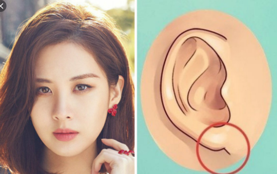  Dái tai to và hơi xệ xuống: Phúc lộc trong đời người thường được thể hiện rõ nhất trên dái tai của người đó - dái tai dày, đây là người biết lắng nghe, sẵn sàng tiếp thu ý kiến đóng góp của người khác để tiến bộ hơn nên tương lai của người này khá sáng lạn.