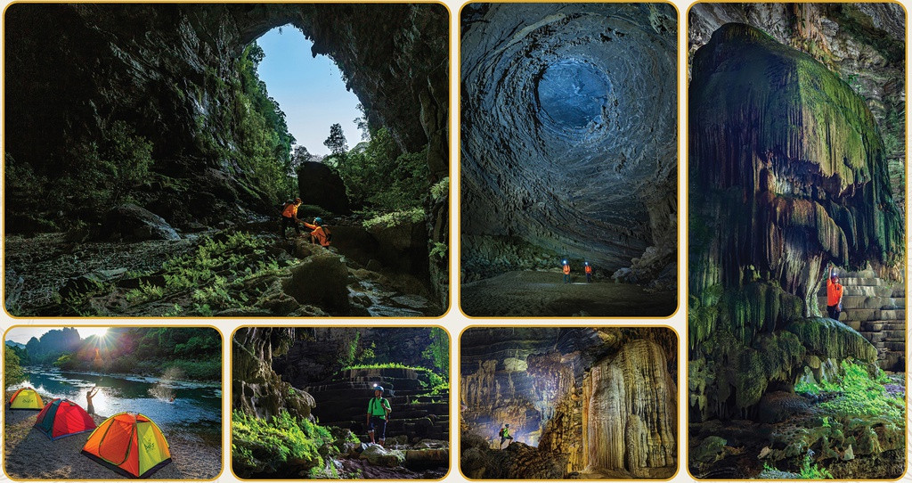 Giải nhất ảnh bộ: Khám phá Hang Tiên của tác giả Nguyễn Hải. Đây là bộ ảnh ghi nhận về vẻ đẹp của Hang Tiên, hang khô lớn nhất thuộc hệ thống hang động Tú Làn, xã Cao Quảng, huyện Tuyên Hóa, tỉnh Quảng Bình.