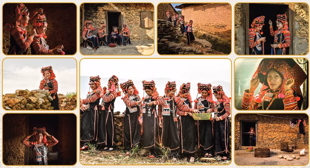 Giải top 5 ảnh bộ: Độc đáo trang phục của người Hà Nhì Hoa của tác giả Nguyễn Xuân Chính. Thông qua bộ ảnh, tác giả Xuân Chính giới thiệu tới người xem những nét tinh hoa trong trang phục truyền thống của người dân tộc Hà Nhì Hoa.