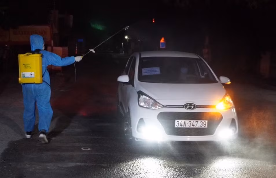 Các phương tiện được khử khuẩn.