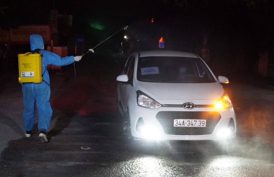 Các phương tiện được khử khuẩn.