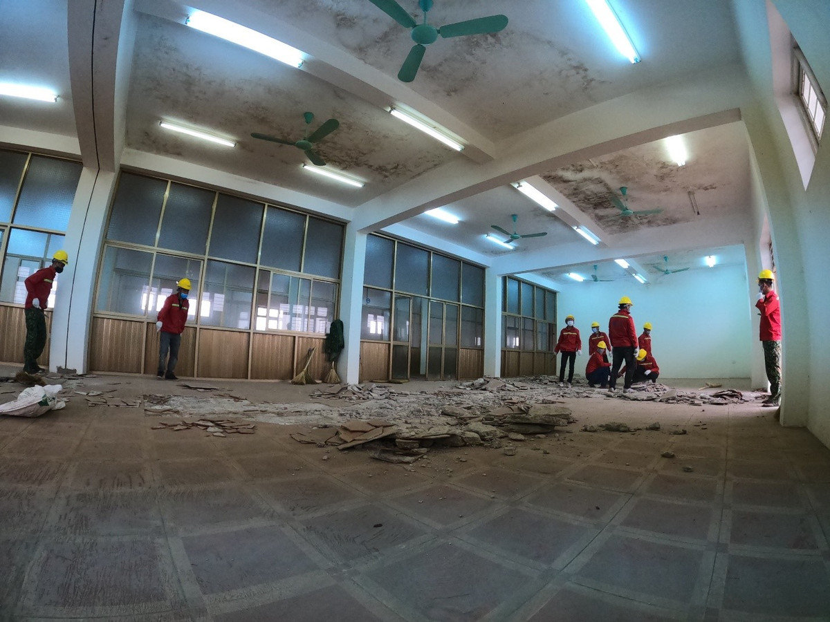 Chống dịch COVID-19: Cận cảnh Bệnh viện Dã chiến số 3 Hải Dương - Hình 2 Chong dich COVID-19: Can canh Benh vien Da chien so 3 Hai Duong-Hinh-2