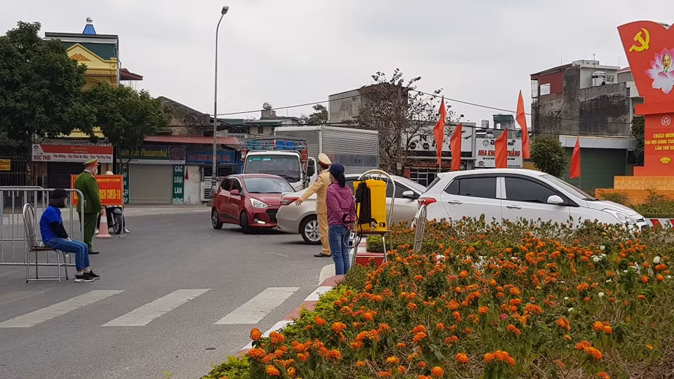 Lực lượng kiểm soát rất nghiêm túc, không để lọt trường hợp không có lý do chính đáng qua chốt.