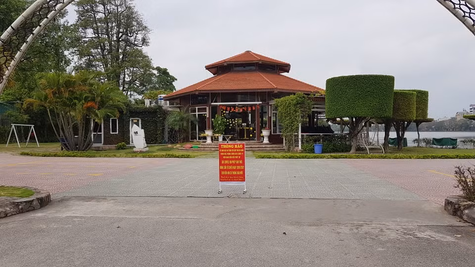 Quán cafe Gió thông báo tạm nghỉ phòng, dịch.