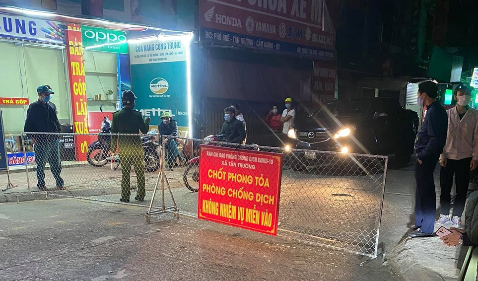 Hai Duong: Phong toa toan bo huyen Cam Giang phong dich COVID-19