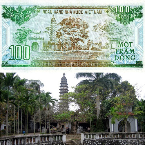 Chùa Phổ Minh hay còn gọi là chùa Tháp, thuộc thôn Tức Mặc, xã Lộc Vượng, thành phố Nam Định là một di tích lịch sử văn hóa với nhiều hiện vật có giá trị. Hình ảnh ngôi chùa và tháp Phổ Minh được in trên tờ tiền cotton 100 đồng, mệnh giá nhỏ nhất được phát hành năm 1991.