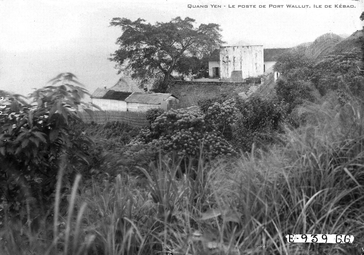 Đồn lính ở khu vực cảng Wallut.