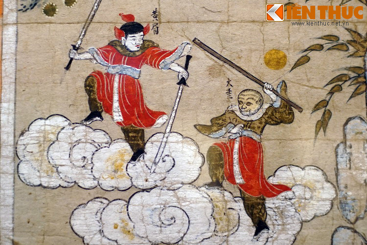 Tôn Ngộ Không phải tả xung hữu đột để giải vây...