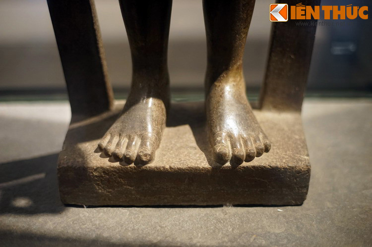 Bàn chân tượng được tạo hình chi tiết đến từng móng chân.