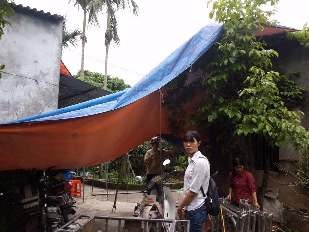 Ngôi nhà nơi xảy ra sự việc đau lòng.