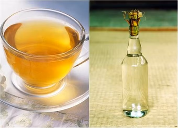 Da trang min khong ti vet nho pha tra xanh voi ruou trang-Hinh-2