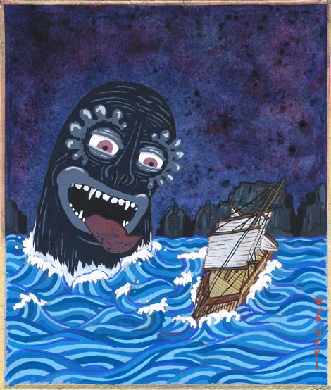 Thỉnh thoảng, Umibozu yêu cầu tàu thuyền đưa cho nó một chiếc thùng. Sau đó, nó đổ đầy nước vào thùng rồi vứt trở lại thuyền khiến thủy thủ chết đuối. Do đó, để không bị tấn công, người đi biển thường đưa cho Umibozu những chiếc thùng rỗng, khiến quái vật này bị đánh lừa rồi nhân cơ hội thoát thân.