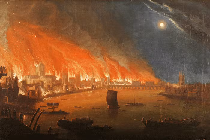 3. Trận hỏa hoạn ở London năm 1666 được mọi người biết đến nhiều nhất. Nó còn được biết đến với tên gọi trận đại hỏa hoạn thời Trung cổ.