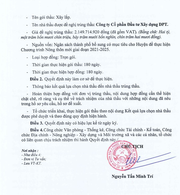 TP HCM: Cty Xây dựng DPT trúng gói thầu sửa chữa Trường MN Vàng Anh - Hình 2 TP HCM: Cty Xay dung DPT trung goi thau sua chua Truong MN Vang Anh-Hinh-2