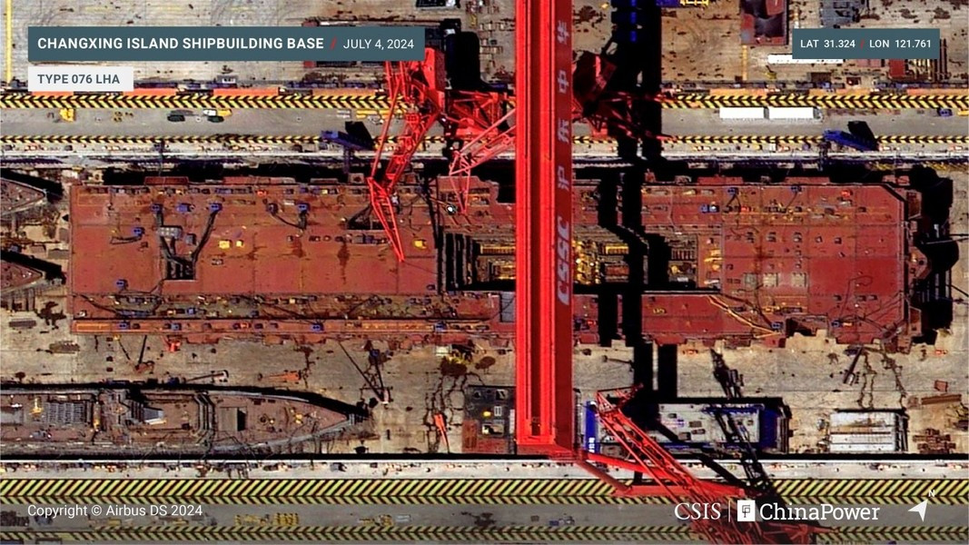 Sau khi hạ thủy, tàu sẽ trải qua một loạt cuộc thử nghiệm theo kế hoạch, bao gồm kiểm tra thiết bị, thử nghiệm neo đậu và thử nghiệm trên biển.