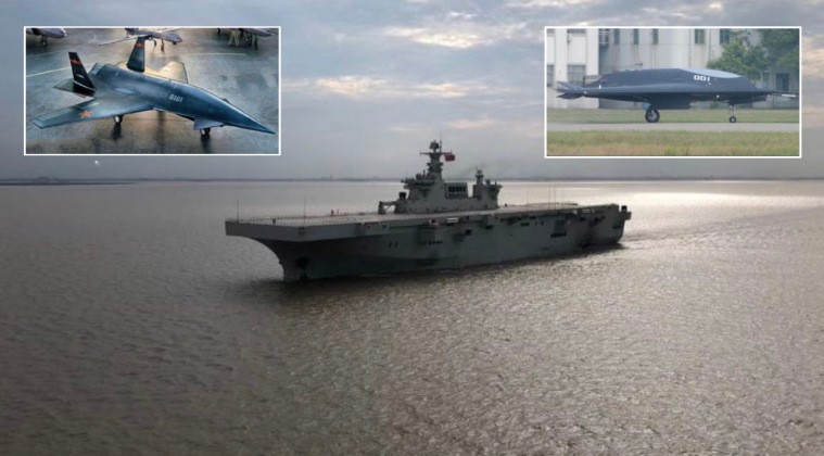 Type-076 có hệ thống thang nâng có sức tải lên tới 30 tấn, có máy phóng điện từ (EMALS) tương tự như tàu sân bay Type-003 (Phúc Kiến) và hệ thống hãm giúp nó có thể vận hành được các loại máy bay cánh cố định, kể cả các loại tiêm kích J-15B, J-35 và máy bay cảnh báo sớm KJ-600.