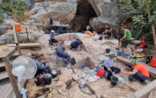 Phát hiện này gợi nhớ đến các di chỉ Skhul và Qafzeh, nhưng sự khác biệt giải phẫu cho thấy đây có thể là một loài hoàn toàn riêng biệt. (Ảnh: Yossi Zaidner/timesofisrael)