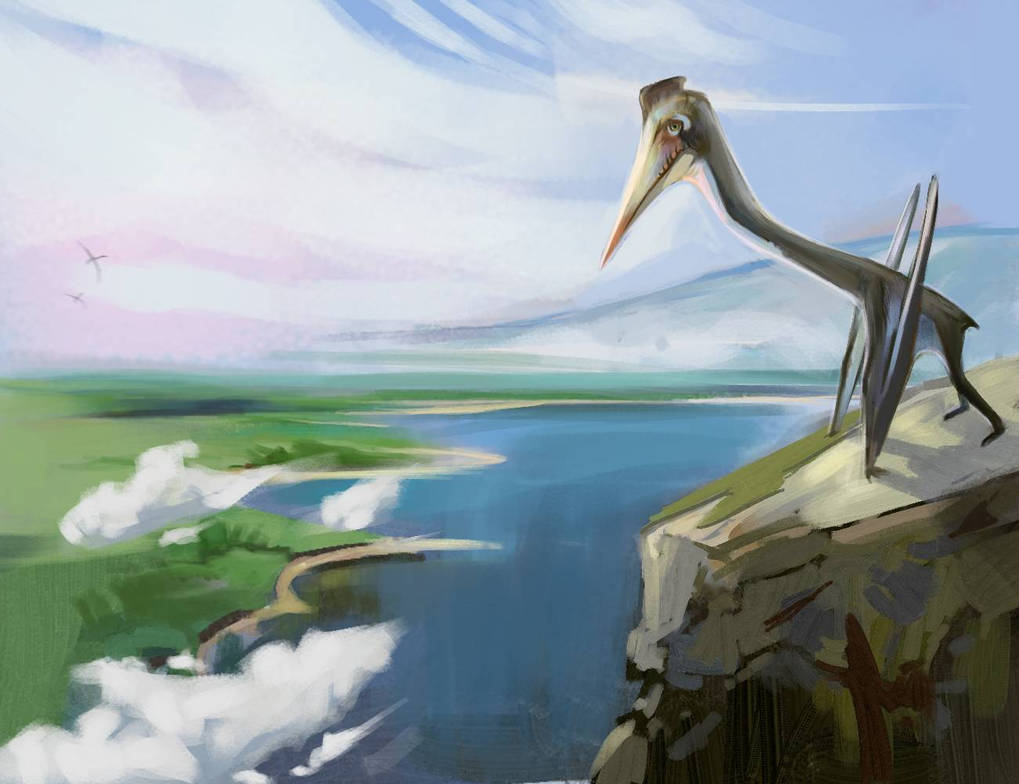 Kết quả nghiên cứu đã được công bố trên tạp chí Journal of Vertebrate Paleontology, mở ra hướng đi mới trong nghiên cứu hóa thạch dực long.(Ảnh: DeviantArt)