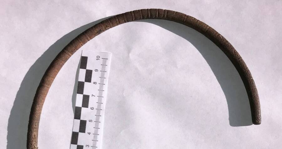 Các chuyên gia cho rằng chiếc vòng này thuộc về một cá nhân thuộc văn hóa Lusatian, trong giai đoạn chuyển tiếp từ thời đại đồ đồng sang đồ sắt.(Ảnh: All That's Interesting)