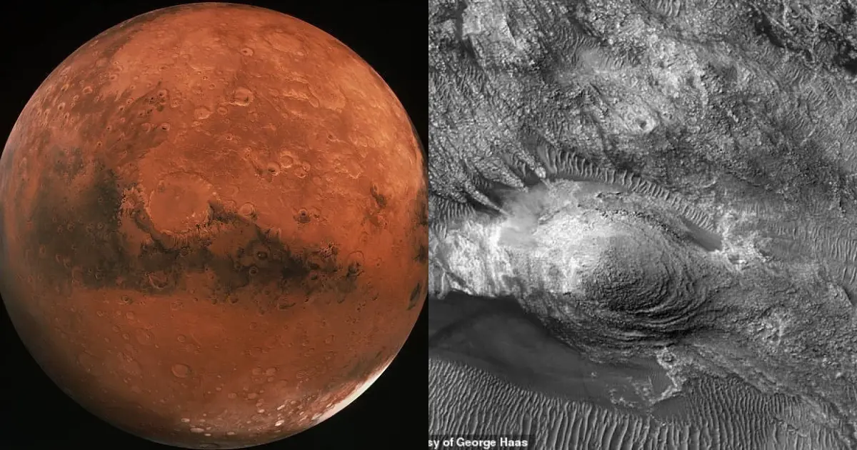 Haas tin rằng đây là một tác phẩm điêu khắc chứ không phải địa hình tự nhiên, chứng tỏ sự can thiệp của trí tuệ.(Ảnh: Việt Giải Trí)