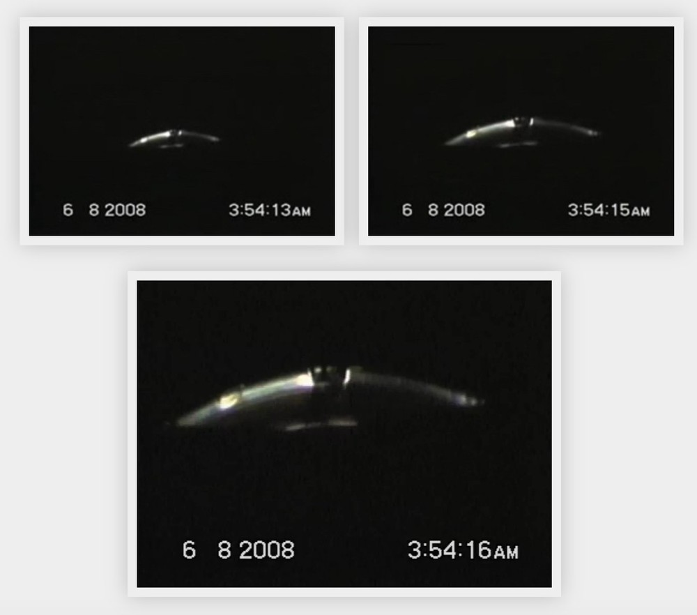 Yalcin Yalman, một nhân viên bảo vệ, đã sử dụng máy quay để ghi lại hình ảnh vật thể bay hình đĩa bạc vào sáng sớm tháng 6/2008, tạo ra một trong những video rõ nét nhất về UFO. (Ảnh: Metabunk)