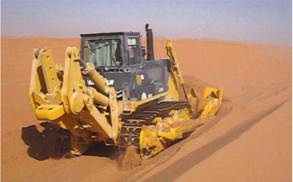 Bằng công nghệ radar xuyên đất, các nhà khoa học đã xác định độ sâu trung bình của Sahara là 150 mét, có nơi tới 320 mét. (Ảnh: Baidu)