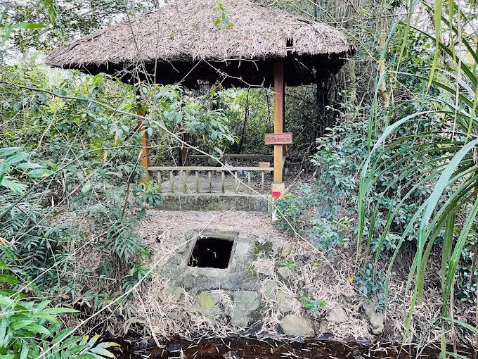 Hệ thống này có cấu trúc hình ô bàn cờ, gồm hàng trăm hầm nhỏ nối liền với nhau bằng các đường hầm ngang, có nắp đậy bí mật ngụy trang kỹ lưỡng bằng cỏ, rơm rạ, hố than, giếng nước hoặc chuồng bò. (Ảnh: iVIVU)