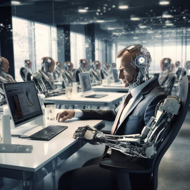 Ông nhận định mô hình kinh tế truyền thống có thể không còn phù hợp khi AI và robot tạo ra năng suất vượt trội. (Ảnh: Freepik)