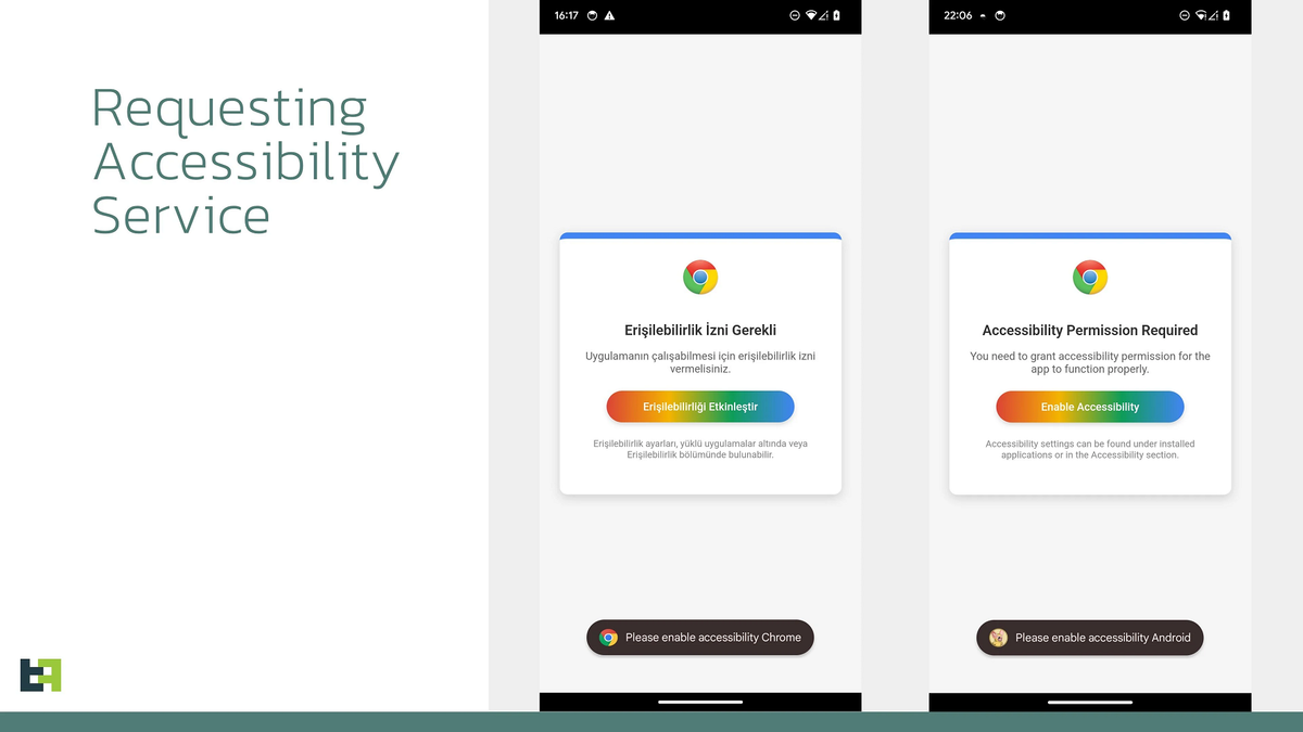 Crocodilus giả mạo thành ứng dụng Google Chrome để lừa người dùng cài đặt trên điện thoại. (Ảnh: Threat Fabric)