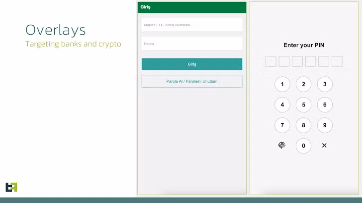 Crocodilus còn dùng thủ đoạn hiển thị thông báo giả để dụ người dùng nhập "seed phrase" (cụm từ khóa cá nhân để khôi phục ví). (Ảnh: ThreatFabric)