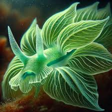 Sự tồn tại của Elysia chlorotica đặt ra câu hỏi về ranh giới sinh học, khi một loài động vật có thể sống nhờ ánh sáng Mặt trời. (Ảnh: Thread)