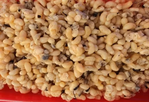 Khi ăn nó được ăn kèm cùng với gà rán, bánh taco hoặc bạn có thể ăn luôn.