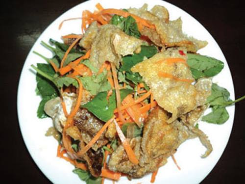 Da cá mập chiên giòn.