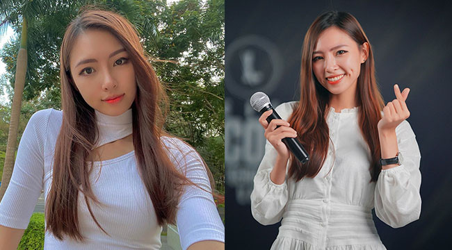 Nữ MC "chân dài" tên là Chúc Anh (Đào Chúc Anh) - một “bóng hồng” chân dài với chiều cao 1m72 ấn tượng, gương mặt xinh đẹp, góp mặt với vai trò là MC phỏng vấn đồng hành cùng giải đấu Tốc Chiến.