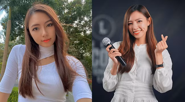 Nữ MC "chân dài" tên là Chúc Anh (Đào Chúc Anh) - một “bóng hồng” chân dài với chiều cao 1m72 ấn tượng, gương mặt xinh đẹp, góp mặt với vai trò là MC phỏng vấn đồng hành cùng giải đấu Tốc Chiến.