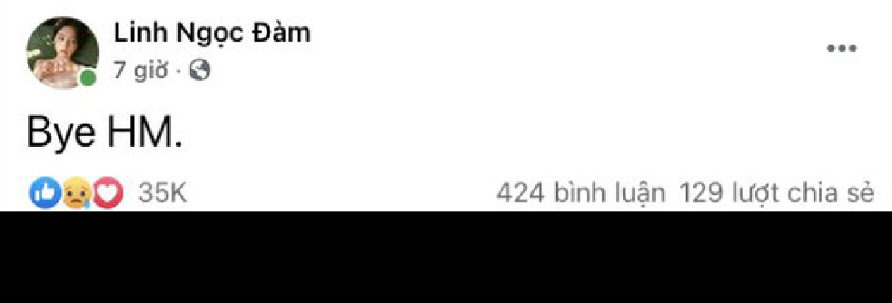 Được biết, vào tháng 4/2021, Linh Ngọc Đàm đã từng lên tiếng với hành động phản đối hãng thời trang H&amp;M sau những lùm xùm về việc thương hiệu này đăng tải hình ảnh vi phạm chủ quyền lãnh thổ.