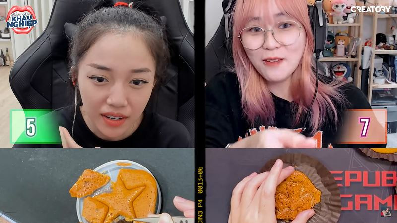 Bất ngờ xảy ra sau đó, có lẽ vì bối rối trước những câu hỏi mẹo khó, mà Linh Ngọc Đàm đã không cẩn thận làm gãy 2 trên 5 phần cánh của ngôi sao.