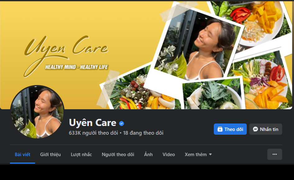 Bạn thân của Linh Ngọc Đàm sở hữu cho mình channel Uyên Care để chia sẻ về sức khỏe, phong cách sống "healthy mind - healthy life".