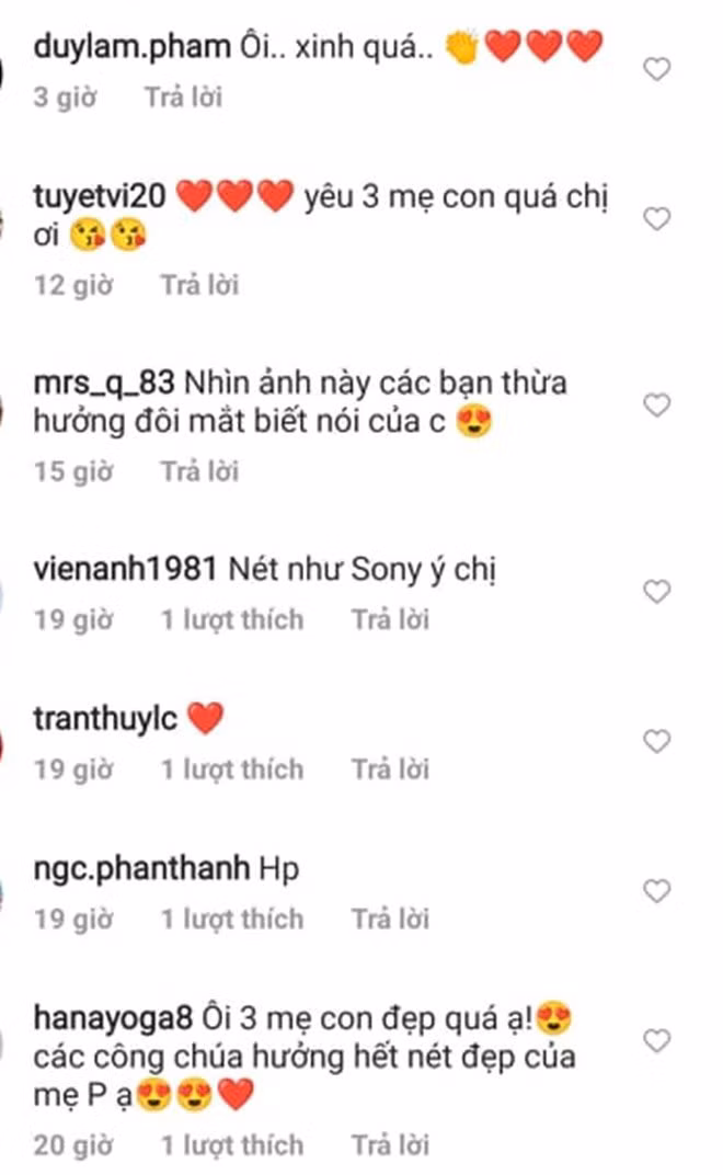 Phía dưới loạt ảnh của rich kid, netizen đã để lại nhiều bình luận khen ngợi, từ thần thái đến nhan sắc.