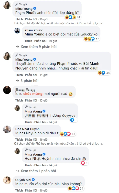 Nhận thấy ánh mắt của phần bất thường, hot girl streamer đã để lại bình luận hài hước: "Hai anh chàng này đang nhìn nhau", "Thói quen check map trong game mà thôi"...