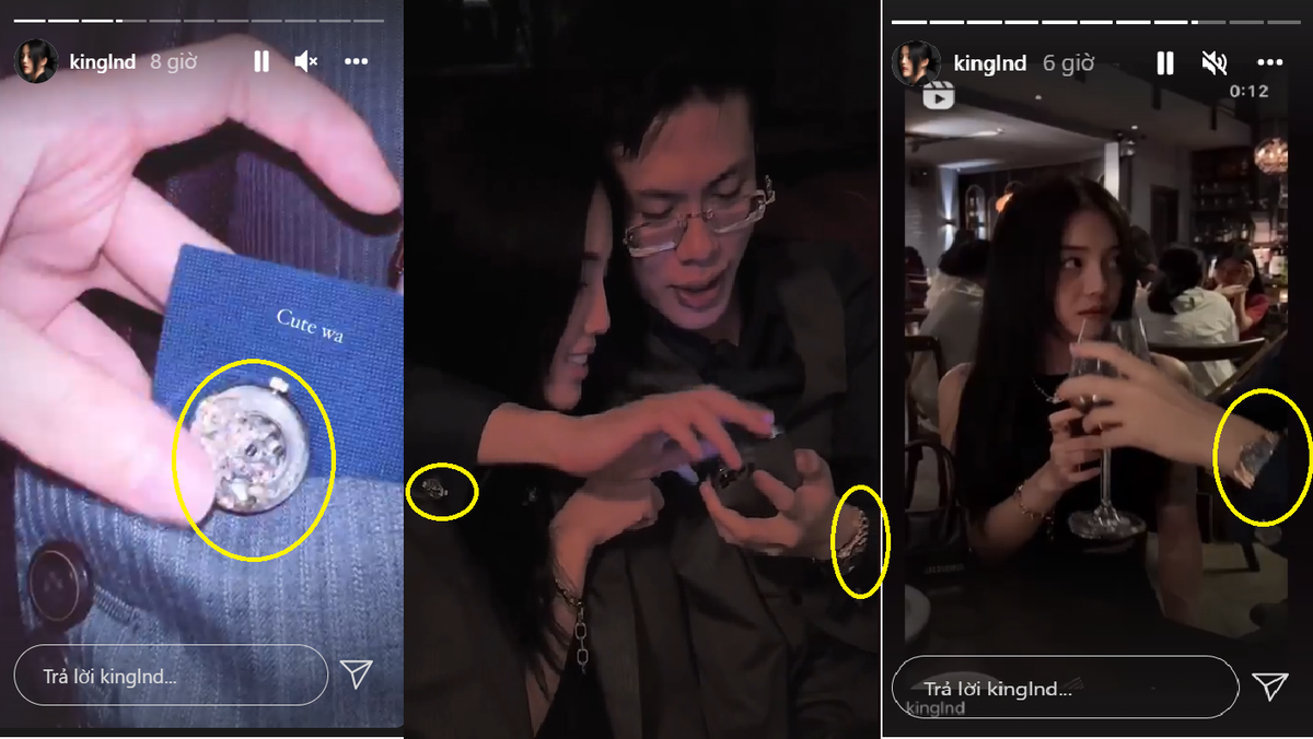 Soi qua Instagram cá nhân của nữ streamer, từ chiếc cúc áo trên bộ vest mà "người tình bí mật" của Linh Ngọc Đàm diện là một.