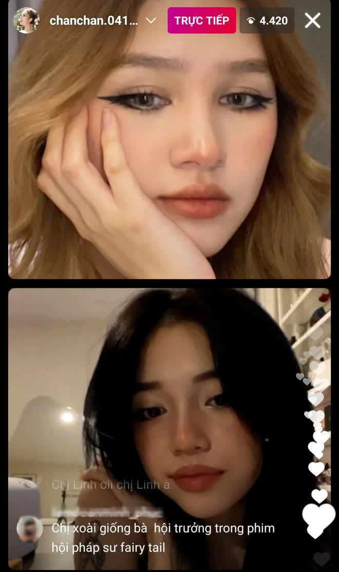 Giữa tháng 9, Xoài Non và Linh Ngọc Đàm đã gây tranh cãi về nhan sắc khi video call livestream trò chuyện với nhau trên Instagram. Với cùng một kiểu trang điểm, vợ Xemesis bị chê già hơn người chị thân thiết.