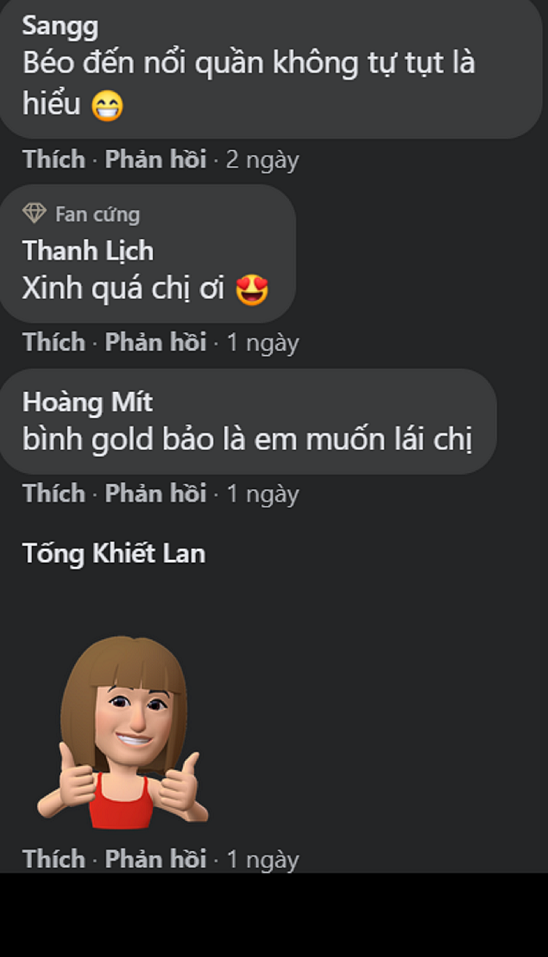 Sau khi bài viết được đăng tải, Ohsusu được dịp nhận được "bão comment" không chỉ từ "cánh mày râu" mà phái nữ còn bí kíp eo thon.