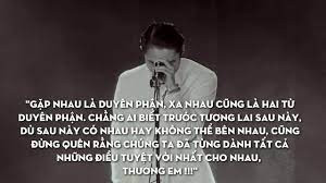 Sơn Tùng đã có phát ngôn đề cập đến chuyện tình cảm giữa anh và cô gái đã "dành cả thanh xuân cho anh".